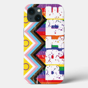 進歩プライドLGBTQ iPhone 13ケース