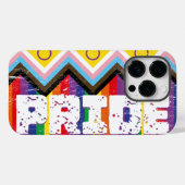 進歩プライドLGBTQ Case-Mate iPhoneケース (裏面 (横))