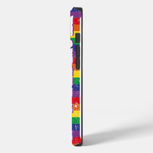 進歩プライドLGBTQ Case-Mate iPhoneケース (裏面 / 左)