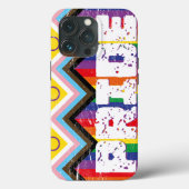 進歩プライドLGBTQ Case-Mate iPhoneケース (裏面)