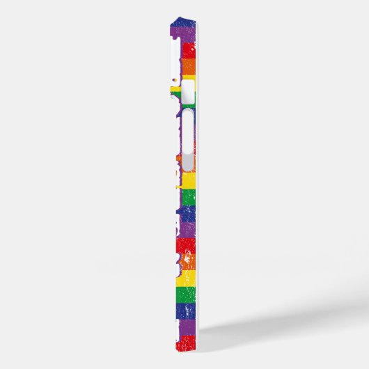 進歩プライドLGBTQ Case-Mate iPhoneケース (裏面 / 左)