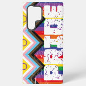 進歩プライドLGBTQ SAMSUNG GALAXYケース (裏面)