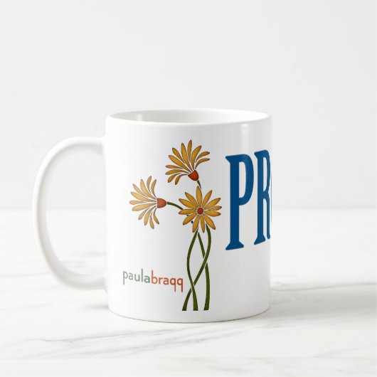 進歩完全さではなく! (回復引用文) コーヒーマグカップ (左)