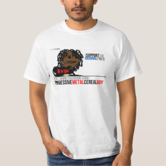 進歩的な金属の穀物の人 Tシャツ