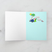 進歩論者のためのおもしろいな政治挨拶状 カード (内部)