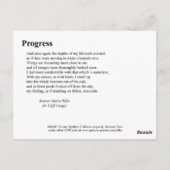 進歩 ポストカード (裏面)