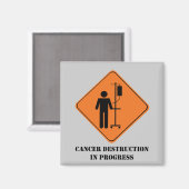 進行がん破壊 マグネット (正面/裏面)