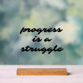 進行アクリル記号 アクリルサイン (ニュートラル)