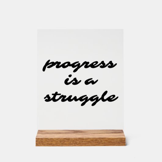 進行アクリル記号 アクリルサイン (正面)