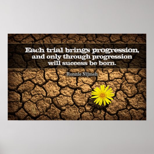 進行ポスやる気を起こさせるター ポスター (正面)