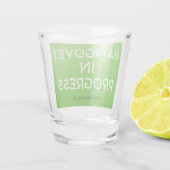 進行中のおもしろいな残存物 ショットグラス (裏面)