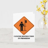 進行中のがん破壊 カード (黄色い花)