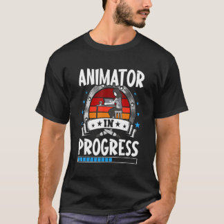 進行中のアニメーター研修生 Tシャツ