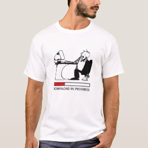 進行中のダウンロード Tシャツ