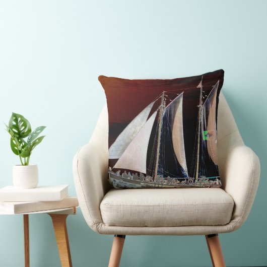 進行中のボート クッション (椅子)