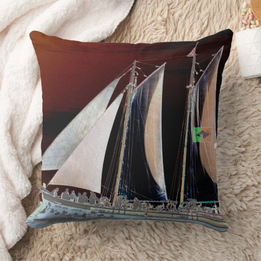 進行中のボート クッション (ブランケット)