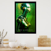 進行中の作業 ポスター (キッチン)