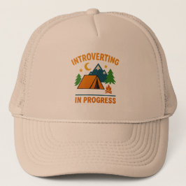 進行中の内向きトラック運転手の帽子 キャップ