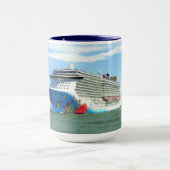 進行中の分離 マグカップ (中央)