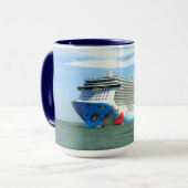 進行中の分離 マグカップ (正面左)