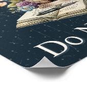 進行中の創造性は作家の贈り物を邪魔しない ポスター (角)