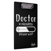 進行中の医師 クリップボード (右)