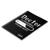 進行中の医師 ノートブック (左側)