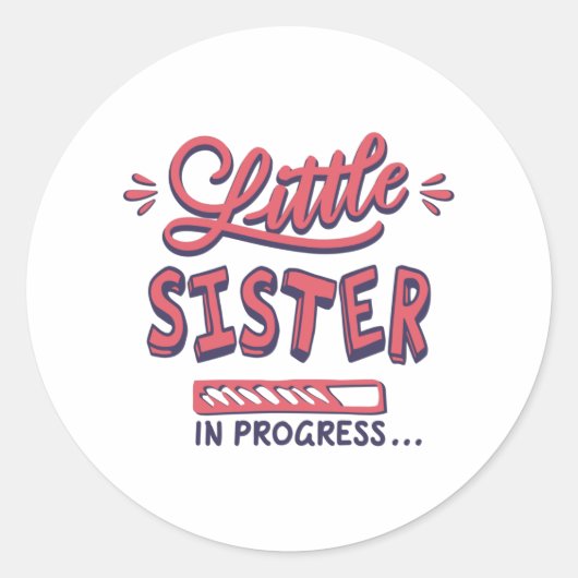 進行中の妹 ラウンドシール (正面)