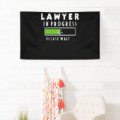 進行中の弁護士学校生徒ティーギフト 横断幕 (インサイチュ)