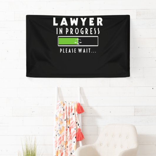 進行中の弁護士学校生徒ティーギフト 横断幕 (インサイチュ)