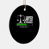 進行中の弁護士 セラミックオーナメント (右)