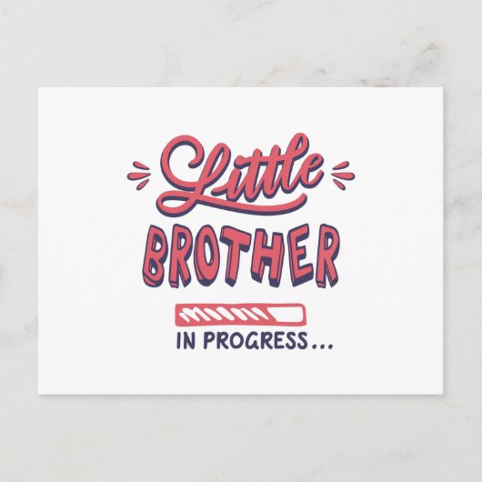 進行中の弟 ポストカード (正面)