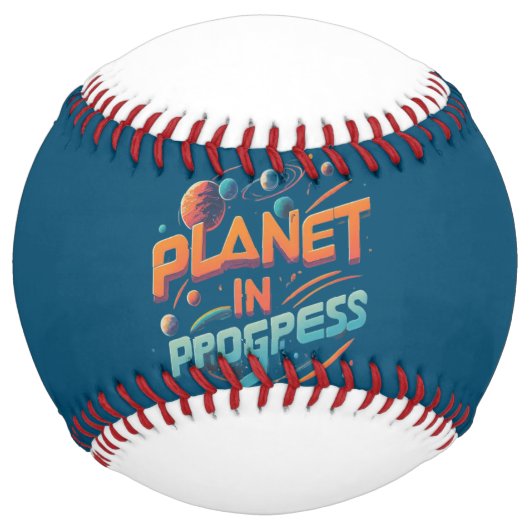 進行中の惑星 ソフトボール (正面)