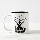 進行中の殺害 ツートーンマグカップ (左)