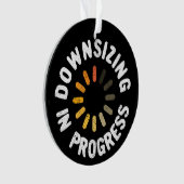 進行中の減量処理計画の縮小 オーナメント (正面)