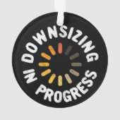 進行中の減量処理計画の縮小 オーナメント (裏面)