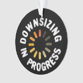 進行中の減量処理計画の縮小 オーナメント (正面)