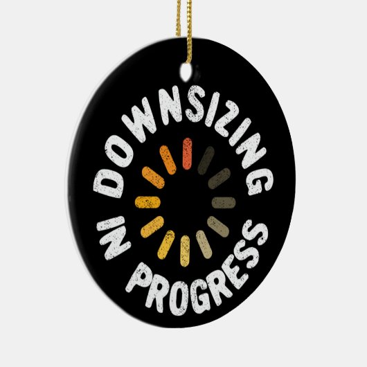 進行中の減量処理計画の縮小 セラミックオーナメント (右)