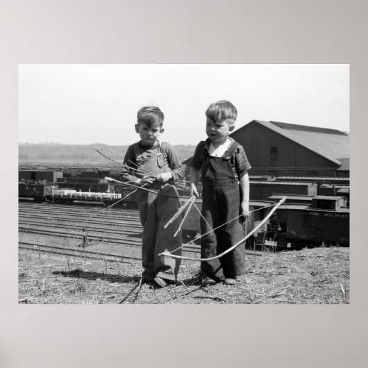 進行中の狩り: 1930年代 ポスター (正面)