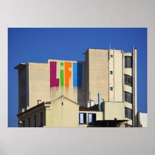 進行中の生活 ポスター (正面)