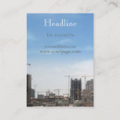 進行中の都市 名刺 (裏面)