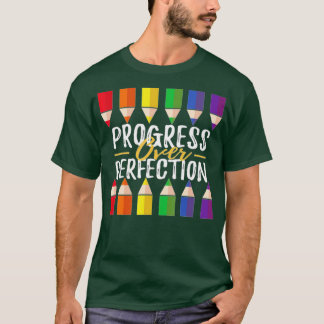 進行状況やる気を起こさせる先生(45) Tシャツ