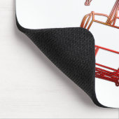 逸れるスプリント車か日没 マウスパッド (コーナー)