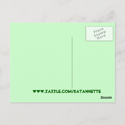 遅いかもしれないが着く ポストカード (裏面)