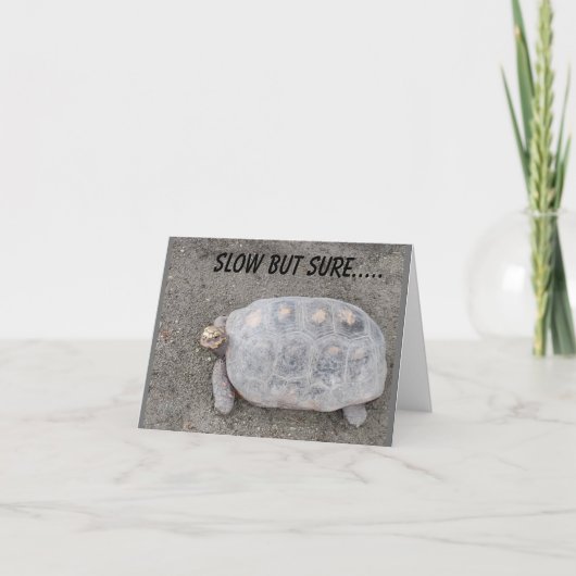 遅いが、確かに70番目の誕生日*を送る カード (正面)