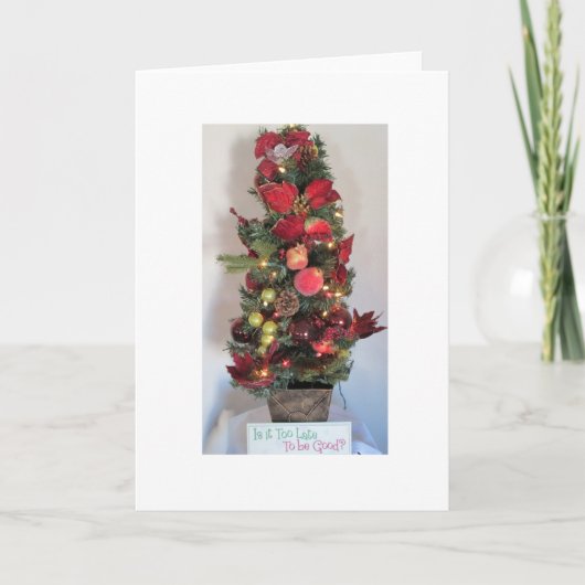 遅いそれは余りによいためにありますか。 挨拶状 シーズンカード (正面)