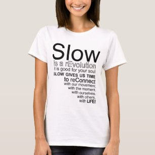 遅いですreEvolutionの声明は Tシャツ