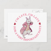 遅いよとても大事なデートに遅れる! ポストカード (正面/裏面)