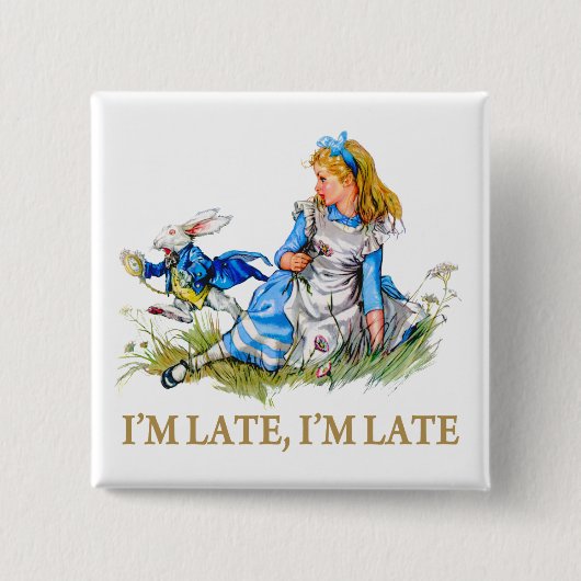 遅いよとても大事なデートに遅れる! 缶バッジ (正面)