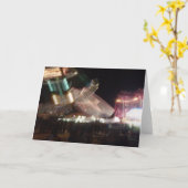 遅いシャッターカーニバルの挨拶状 カード (黄色い花)